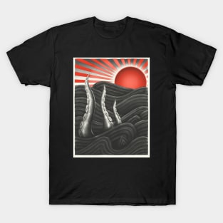 Japanese Red Sun Sea T-Shirt T-Shirt